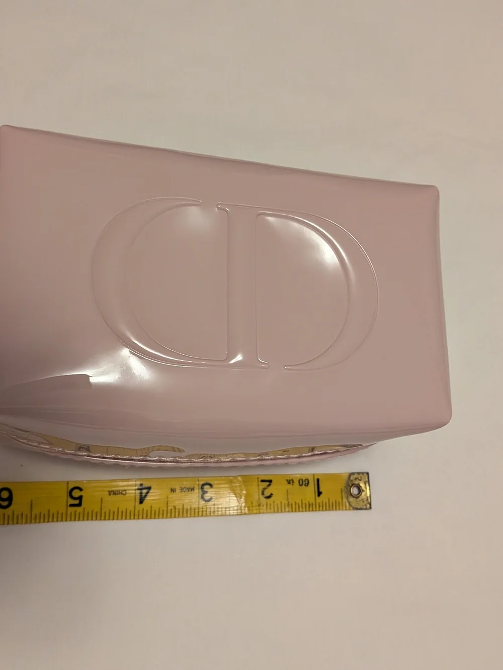 Dior Pink Patent Cosmetic Pouch